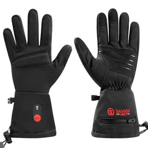 Savior Thunder heated finger glove SHGS18 - black